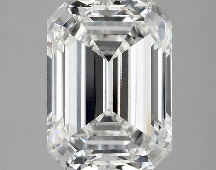 2.54 Carat Emerald Shaped Excellent Cut VS2 IGI Certified Lab Grown Diamond