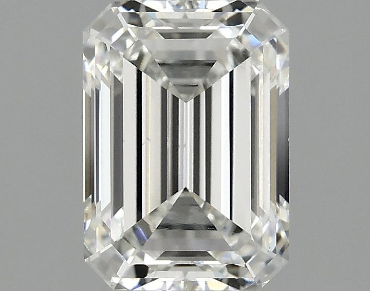 1.58 Carat Emerald Shaped Ideal Cut VS2 IGI Certified Lab Grown Diamond