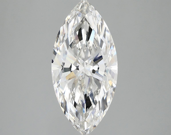 2.53 Carat Marquise Shaped Excellent Cut VS1 IGI Certified Lab Grown Diamond