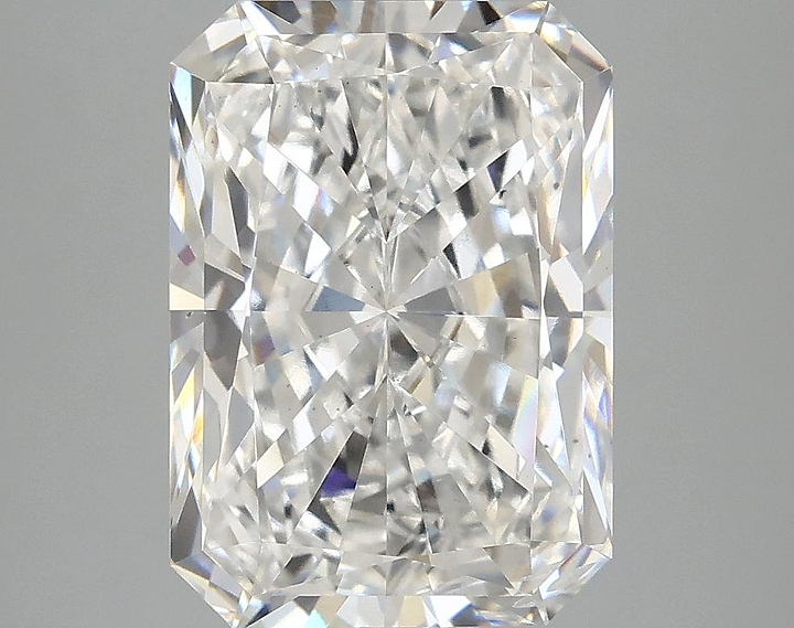 4.08 Carat Radiant Shaped Ideal Cut SI1 IGI Certified Lab Grown Diamond