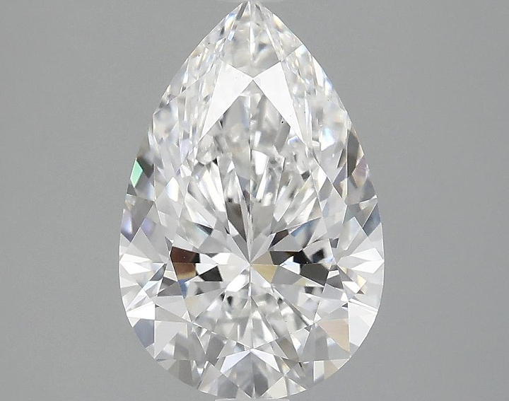 2.1 Carat Pear Shaped Excellent Cut VS1 IGI Certified Lab Grown Diamond