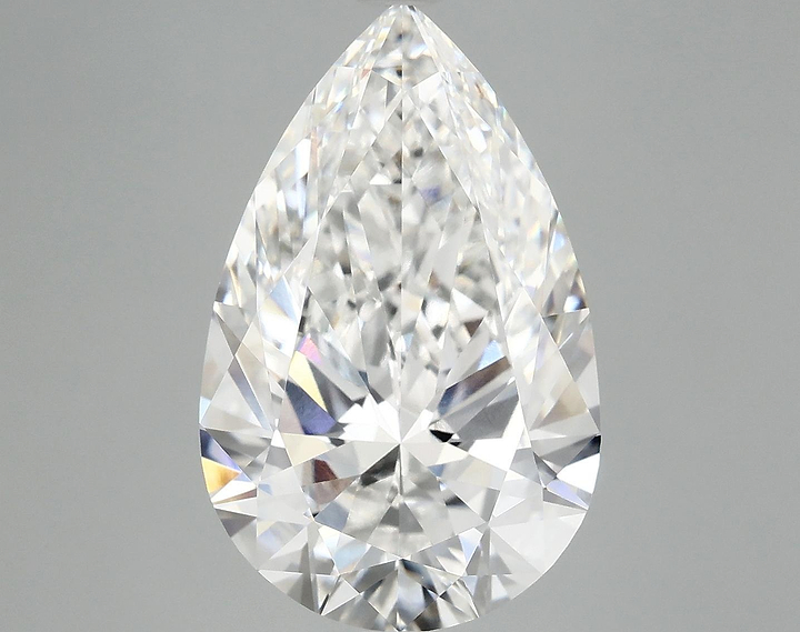 6.77 Carat Pear Shaped Ideal Cut VVS2 IGI Certified Lab Grown Diamond