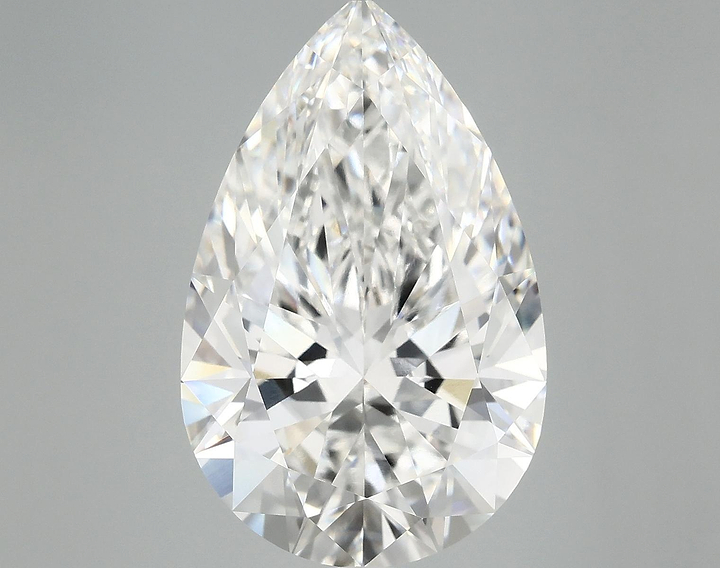 7.98 Carat Pear Shaped Ideal Cut VVS2 IGI Certified Lab Grown Diamond