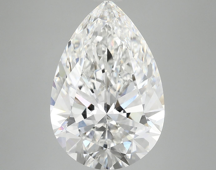 7.05 Carat Pear Shaped Excellent Cut VVS2 IGI Certified Lab Grown Diamond