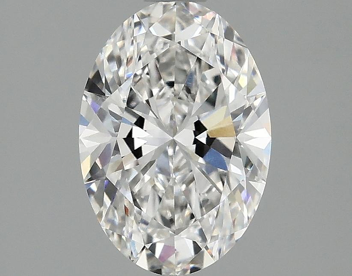 1.58 Carat Oval Shaped Ideal Cut VVS2 IGI Certified Lab Grown Diamond