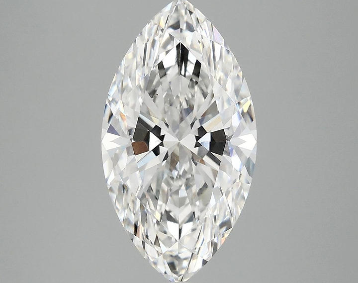 3.08 Carat Marquise Shaped Excellent Cut VS1 IGI Certified Lab Grown Diamond