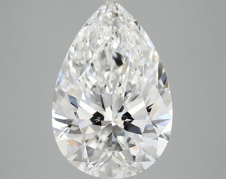 3.91 Carat Pear Shaped Excellent Cut VS1 IGI Certified Lab Grown Diamond