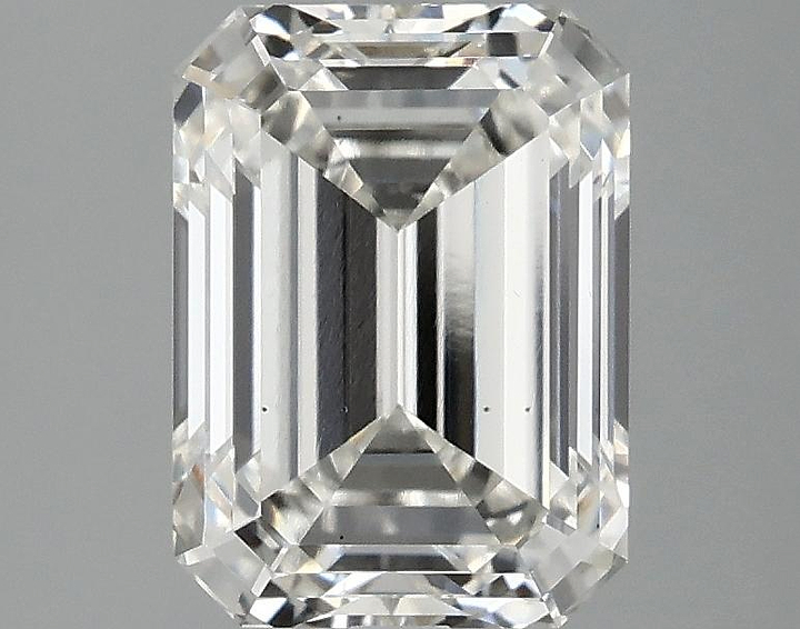 2.55 Carat Emerald Shaped Excellent Cut VS2 IGI Certified Lab Grown Diamond
