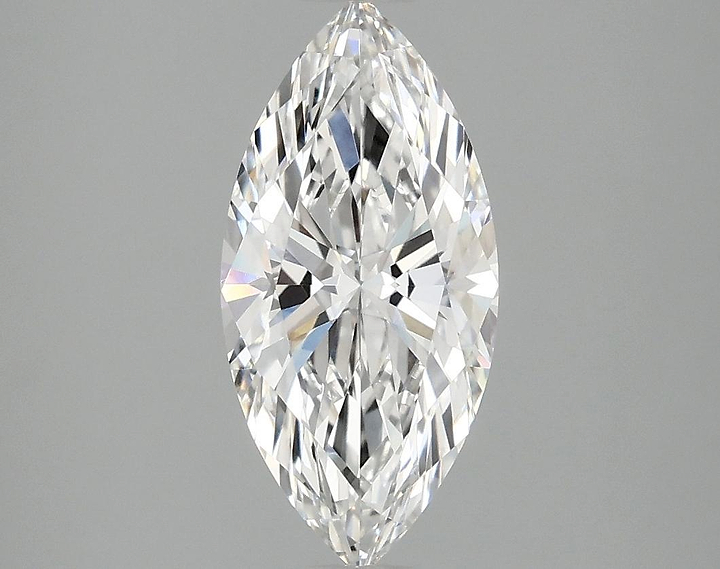 1.57 Carat Marquise Shaped Excellent Cut VVS2 IGI Certified Lab Grown Diamond