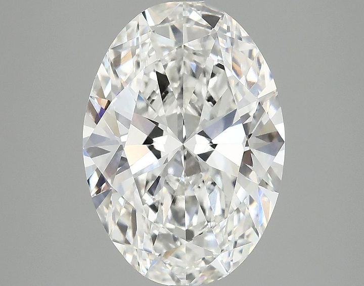 3.8 Carat Oval Shaped Ideal Cut VVS2 IGI Certified Lab Grown Diamond