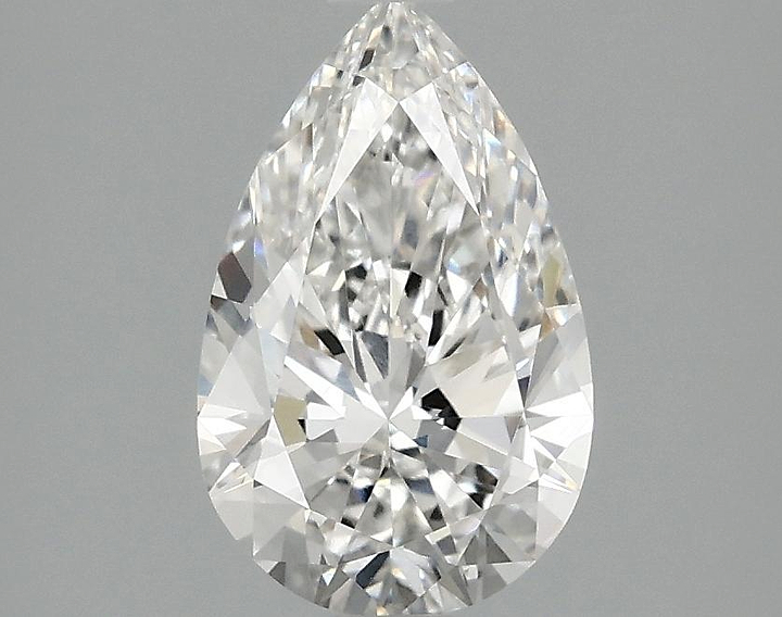 1.44 Carat Pear Shaped Ideal Cut VVS2 IGI Certified Lab Grown Diamond
