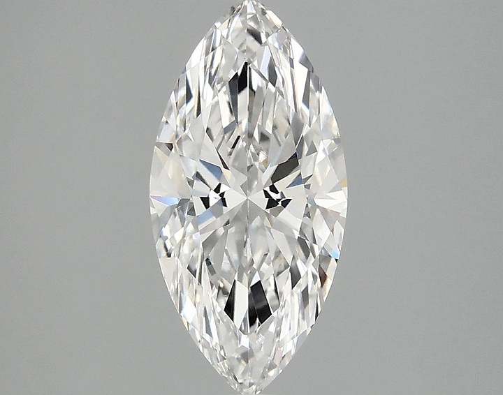1.57 Carat Marquise Shaped Excellent Cut VVS2 IGI Certified Lab Grown Diamond