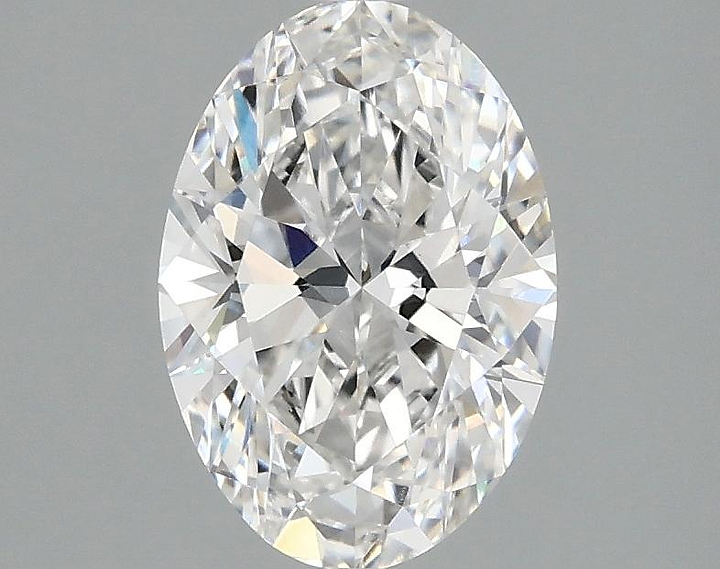 1.5 Carat Oval Shaped Ideal Cut VVS2 IGI Certified Lab Grown Diamond