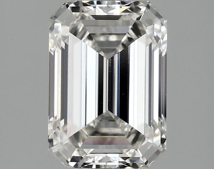 2.1 Carat Emerald Shaped Ideal Cut VS1 IGI Certified Lab Grown Diamond