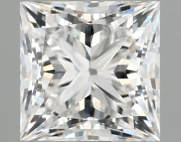 1.58 Carat Princess Shaped Ideal Cut VVS2 IGI Certified Lab Grown Diamond