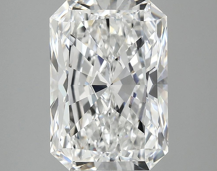 4.08 Carat Radiant Shaped Ideal Cut VVS2 IGI Certified Lab Grown Diamond