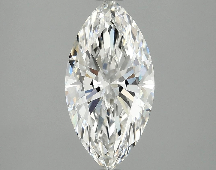 2.01 Carat Marquise Shaped Ideal Cut VVS2 IGI Certified Lab Grown Diamond