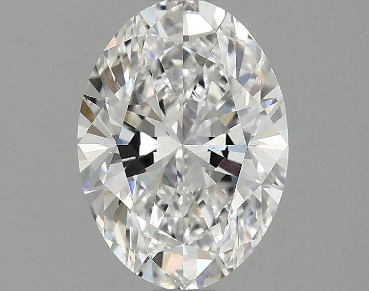1.5 Carat Oval Shaped Ideal Cut VVS2 IGI Certified Lab Grown Diamond