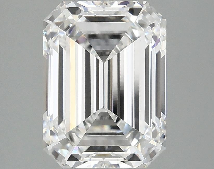 3.06 Carat Emerald Shaped Excellent Cut VVS2 IGI Certified Lab Grown Diamond