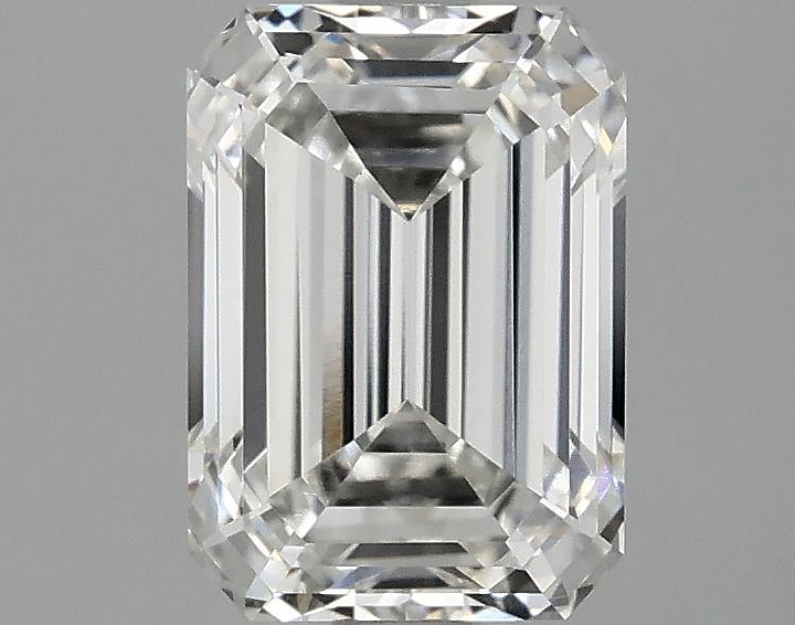 1.97 Carat Emerald Shaped Ideal Cut VVS2 IGI Certified Lab Grown Diamond