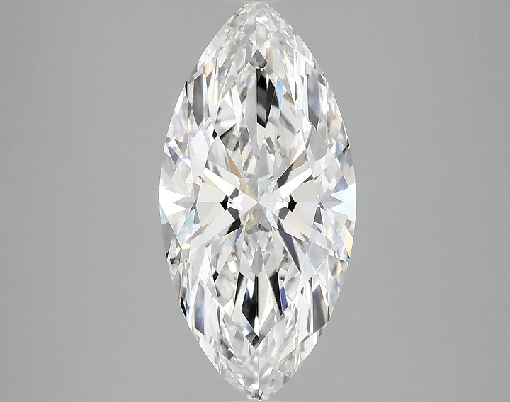 3.04 Carat Marquise Shaped Excellent Cut VVS2 IGI Certified Lab Grown Diamond