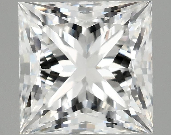 2.1 Carat Princess Shaped Ideal Cut VVS2 IGI Certified Lab Grown Diamond