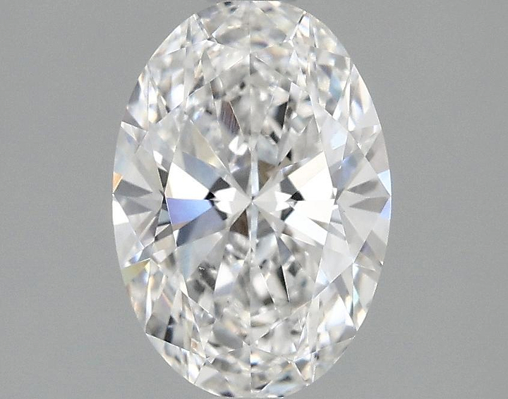 1.5 Carat Oval Shaped Ideal Cut VVS2 IGI Certified Lab Grown Diamond