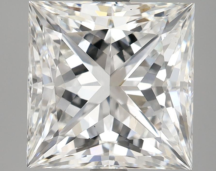 4.95 Carat Princess Shaped Ideal Cut VS1 IGI Certified Lab Grown Diamond