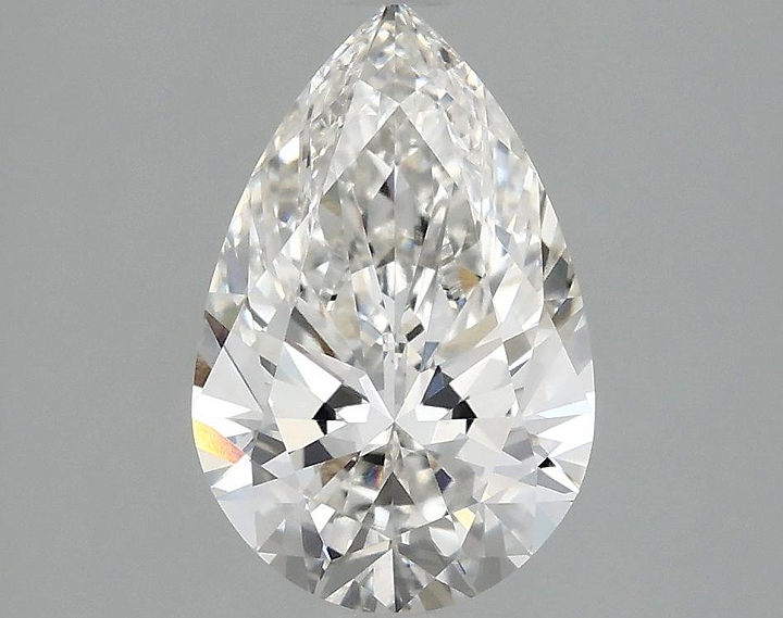 2.0 Carat Pear Shaped Ideal Cut VVS2 IGI Certified Lab Grown Diamond
