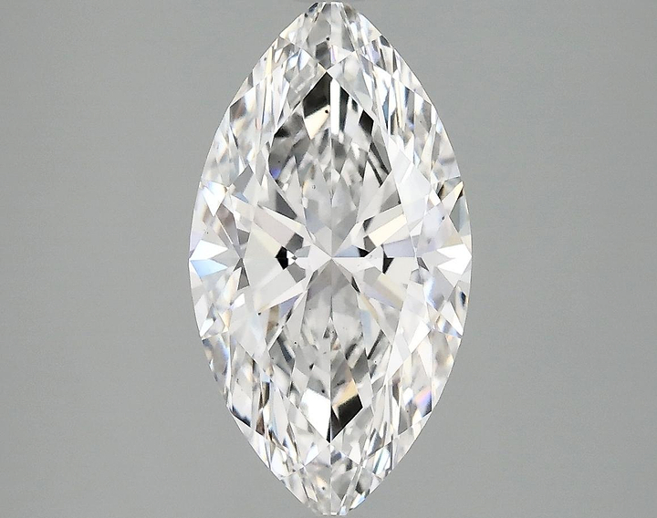 2.52 Carat Marquise Shaped Excellent Cut VS2 IGI Certified Lab Grown Diamond