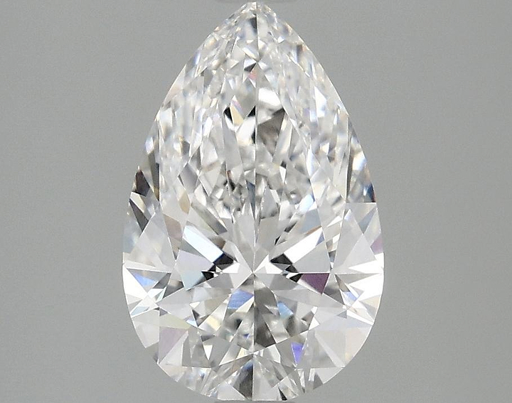 1.97 Carat Pear Shaped Ideal Cut VVS2 IGI Certified Lab Grown Diamond
