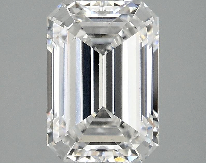 2.56 Carat Emerald Shaped Ideal Cut VS1 IGI Certified Lab Grown Diamond