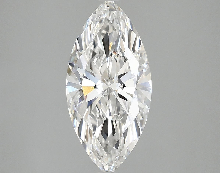 2.01 Carat Marquise Shaped Excellent Cut VVS2 IGI Certified Lab Grown Diamond
