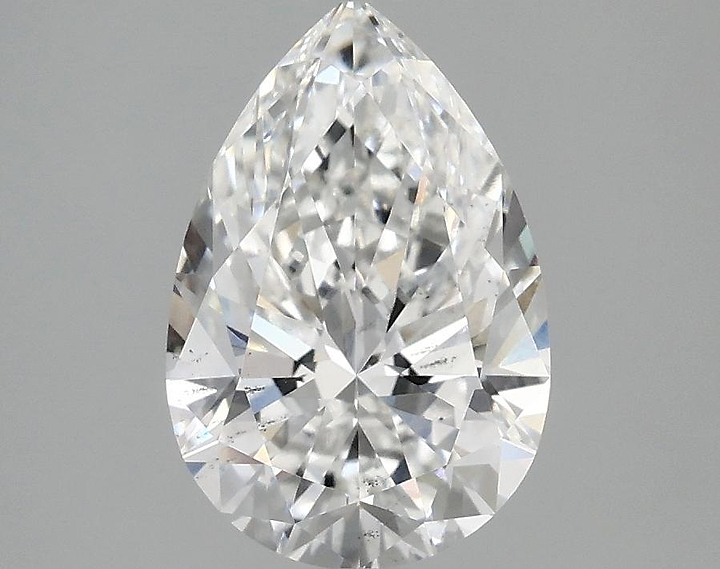 2.07 Carat Pear Shaped Excellent Cut SI1 IGI Certified Lab Grown Diamond