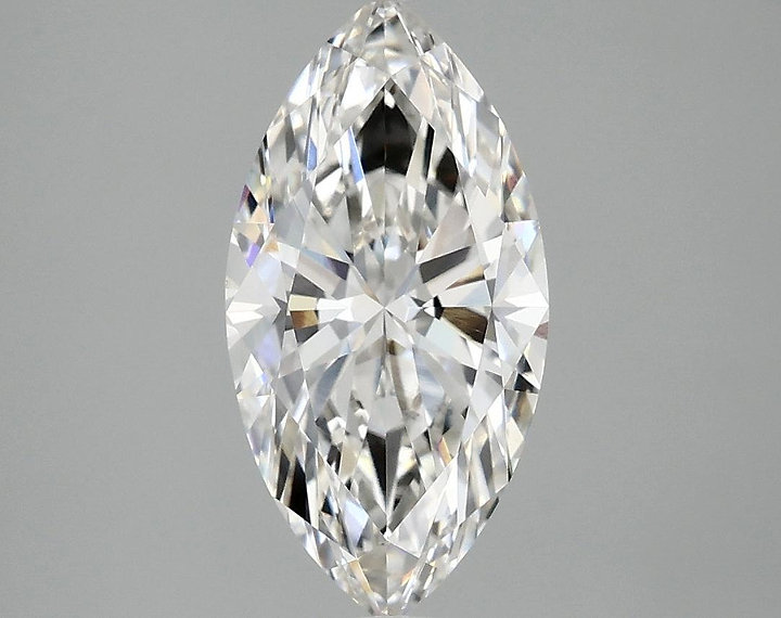 2.05 Carat Marquise Shaped Ideal Cut VVS2 IGI Certified Lab Grown Diamond