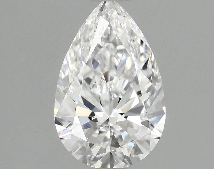 0.97 Carat Pear Shaped Ideal Cut VVS2 IGI Certified Lab Grown Diamond