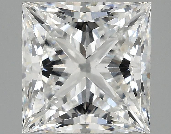 2.1 Carat Princess Shaped Ideal Cut VVS2 IGI Certified Lab Grown Diamond