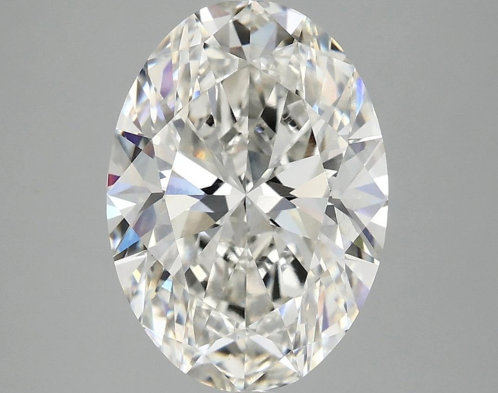4.02 Carat Oval Shaped Ideal Cut VVS2 IGI Certified Lab Grown Diamond
