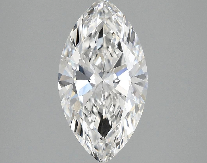 2.01 Carat Marquise Shaped Excellent Cut VVS2 IGI Certified Lab Grown Diamond