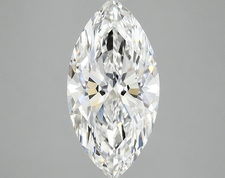 3.07 Carat Marquise Shaped Ideal Cut VVS2 IGI Certified Lab Grown Diamond
