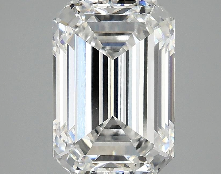 3.09 Carat Emerald Shaped Ideal Cut VS1 IGI Certified Lab Grown Diamond