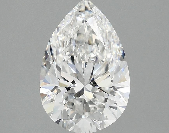 2.0 Carat Pear Shaped Excellent Cut VVS2 IGI Certified Lab Grown Diamond