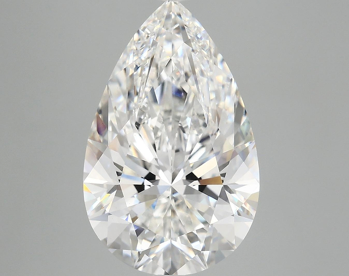 6.17 Carat Pear Shaped Ideal Cut VVS2 IGI Certified Lab Grown Diamond