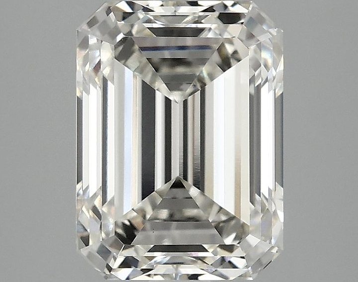 3.06 Carat Emerald Shaped Excellent Cut VS1 IGI Certified Lab Grown Diamond