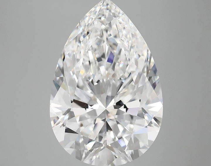 7.13 Carat Pear Shaped Excellent Cut VVS2 IGI Certified Lab Grown Diamond