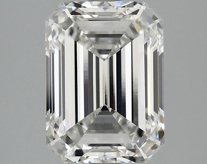 2.54 Carat Emerald Shaped Excellent Cut VS1 IGI Certified Lab Grown Diamond
