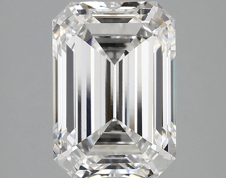 2.45 Carat Emerald Shaped Ideal Cut VS1 IGI Certified Lab Grown Diamond