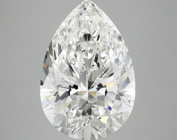 6.86 Carat Pear Shaped Excellent Cut VVS2 IGI Certified Lab Grown Diamond