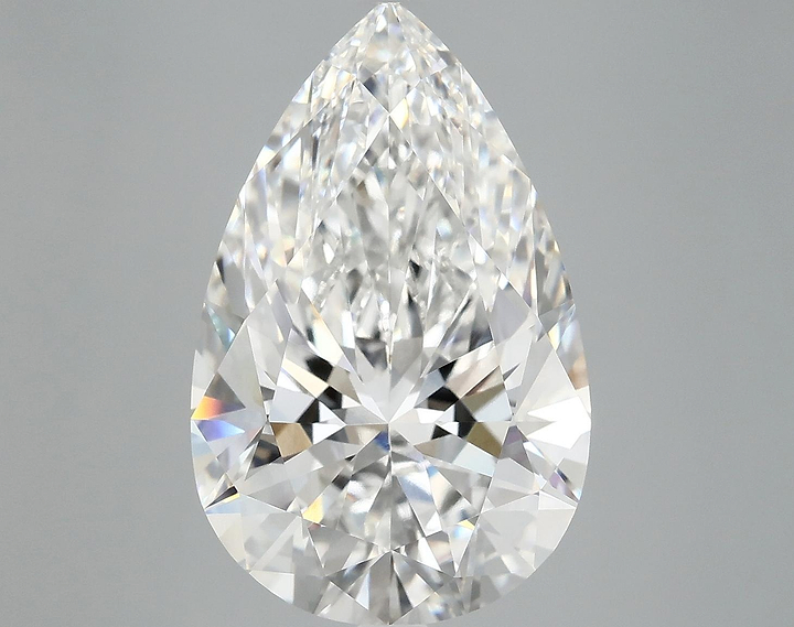 7.19 Carat Pear Shaped Ideal Cut VVS2 IGI Certified Lab Grown Diamond