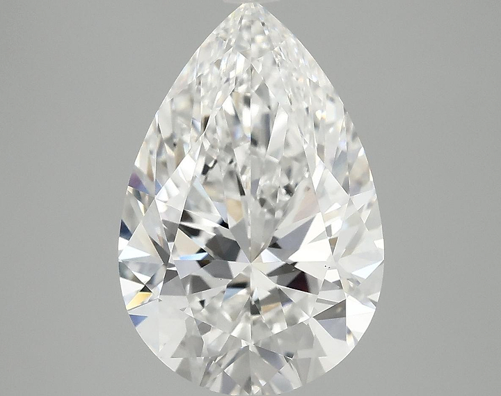 3.92 Carat Pear Shaped Excellent Cut VS1 IGI Certified Lab Grown Diamond